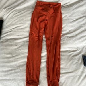 Lululemon align leggings size 6 orange